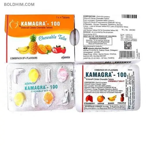 Buy Kamagra 100mg Chewable Tablets Online At Low Price